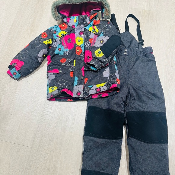deux par deux Other - Deux par Deux Floral Puffer Jacket with snow pants